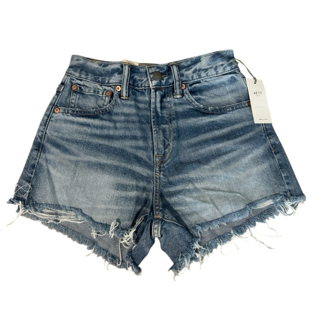 American Eagle AE77 Premium High Rise Jean Shorts NWT